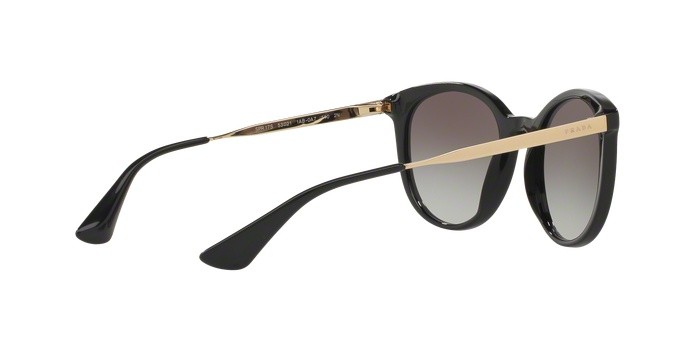Sonnenbrillen Prada Cinema PR 17SSF (1AB0A7) farbe black form pantos gläser grey gradient