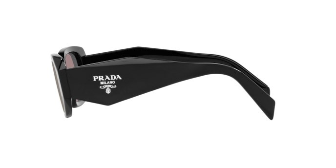 Sonnenbrillen Prada PR 17WS (1AB07Z) farbe nero form rechteckig gläser multilayer lens mirror black
