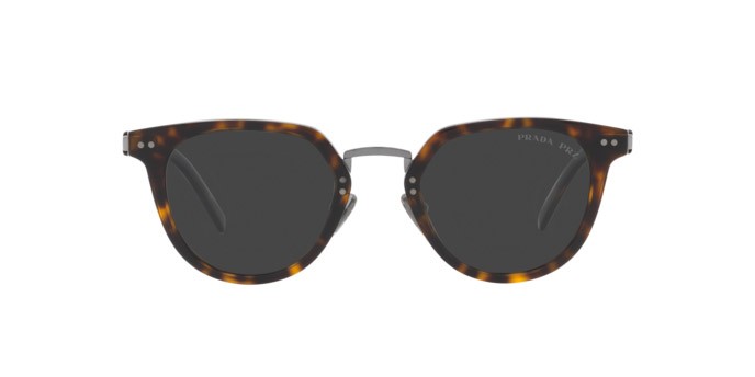 Sonnenbrillen Prada PR 17YS (2AU08G) farbe tortoise form pantos gläser polar black