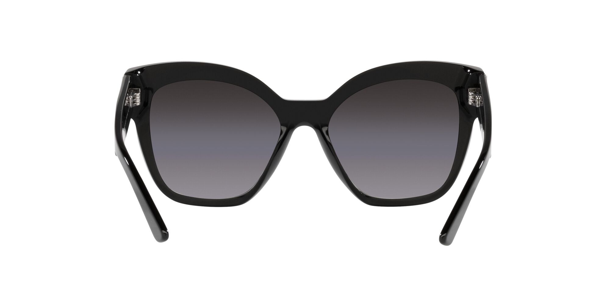 Sunglasses Prada PR 17ZS (1AB09S) color nero shape square lenses sfumato grigio