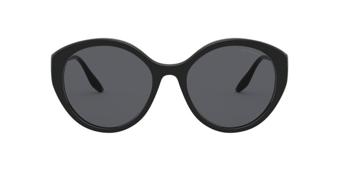 Sonnenbrillen Prada PR 18XS (1AB5Z1) farbe black form pantos gläser polar dark grey