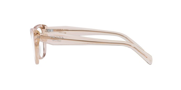 Eyeglasses Prada PR 19WV (15J1O1) color crystal geranium shape cat eye lenses lente demo