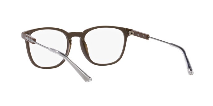 Eyeglasses Prada PR 19ZV (11J1O1) color marrone shape square lenses lente demo