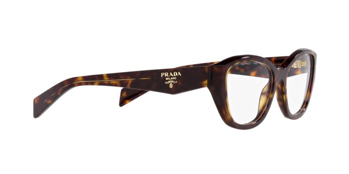 Eyeglasses Prada PR 21ZV (19J1O1) color tartarugato shape irregular lenses lente demo