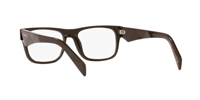 Eyeglasses Prada PR 22ZV (15L1O1) color verde foresta shape square lenses lente demo