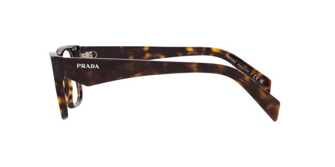 Occhiali da vista Prada PR 22ZV (19J1O1) colore loden/black forma quadrato lenti lente demo