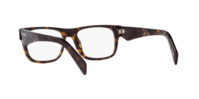 Occhiali da vista Prada PR 22ZV (19J1O1) colore loden/black forma quadrato lenti lente demo