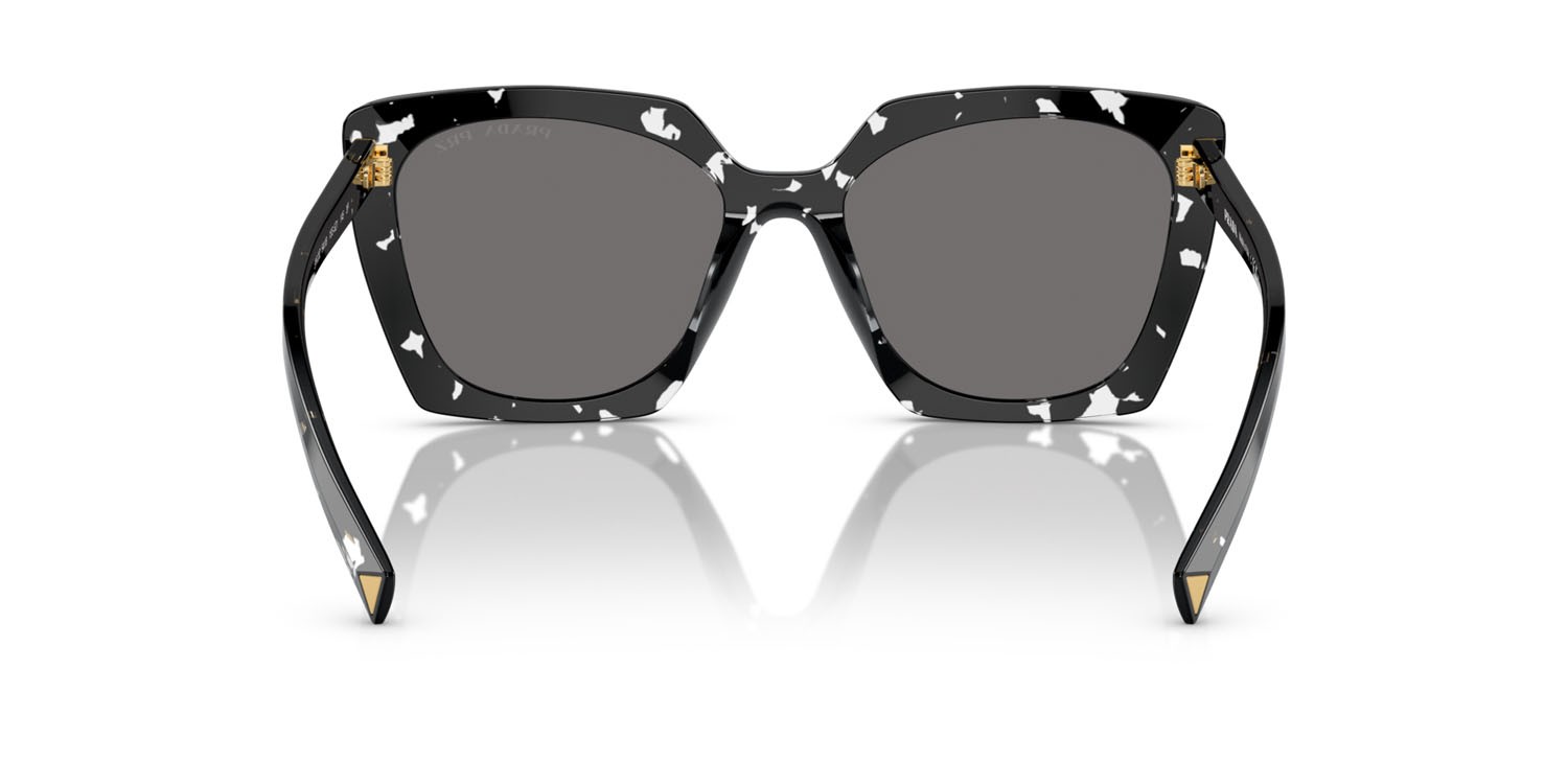 Sonnenbrillen Prada PR 23ZS (15S5Z1) farbe black crystal tortoise form quadratisch gläser polarized grigio scuro