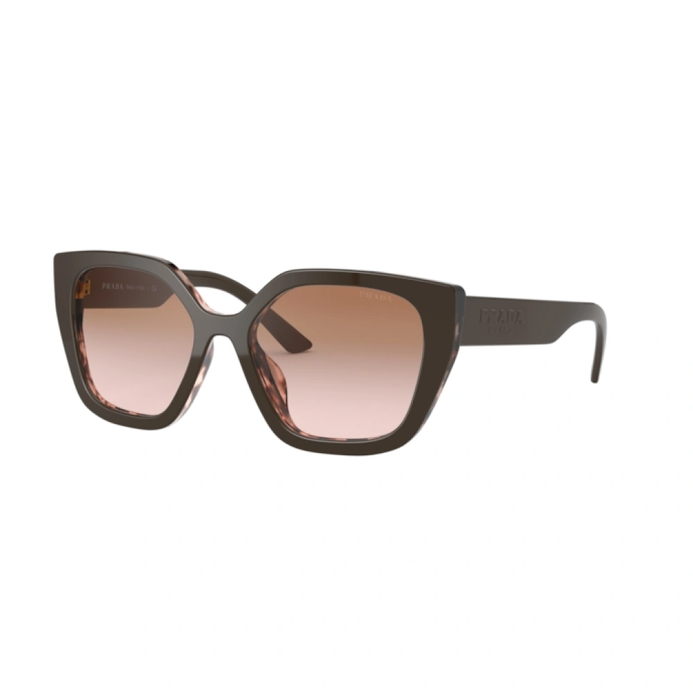 Sonnenbrillen Prada PR 24XS (ROL0A6) farbe brown/spotted pink form rechteckig gläser brown gradient