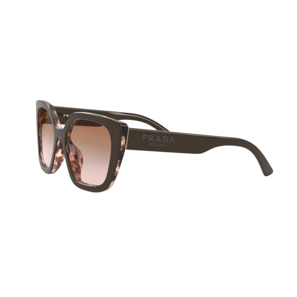 Sonnenbrillen Prada PR 24XS (ROL0A6) farbe brown/spotted pink form rechteckig gläser brown gradient