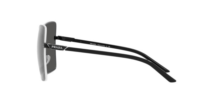 Sonnenbrillen Prada PR 50YS (1AB5S0) farbe black form quadratisch gläser dark grey