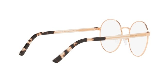 Eyeglasses Prada Heritage PR 52XV (SVF1O1) color pink shape round lenses demo lens