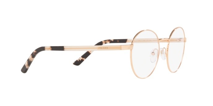 Eyeglasses Prada Heritage PR 52XV (SVF1O1) color pink shape round lenses demo lens