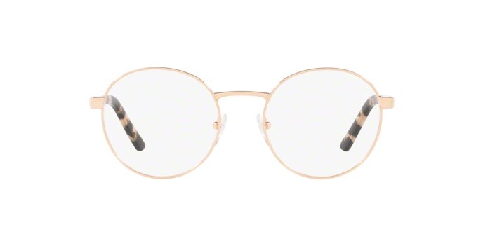 Eyeglasses Prada Heritage PR 52XV (SVF1O1) color pink shape round lenses demo lens