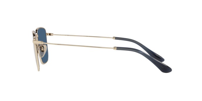 Sonnenbrillen Prada PR 52YS (02W04P) farbe blue/pale gold form rechteckig gläser dark blue