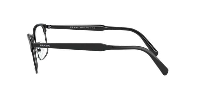 Brillen Prada PR 54WV (1AB1O1) farbe black form rechteckig gläser demo lens