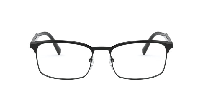 Brillen Prada PR 54WV (1AB1O1) farbe black form rechteckig gläser demo lens