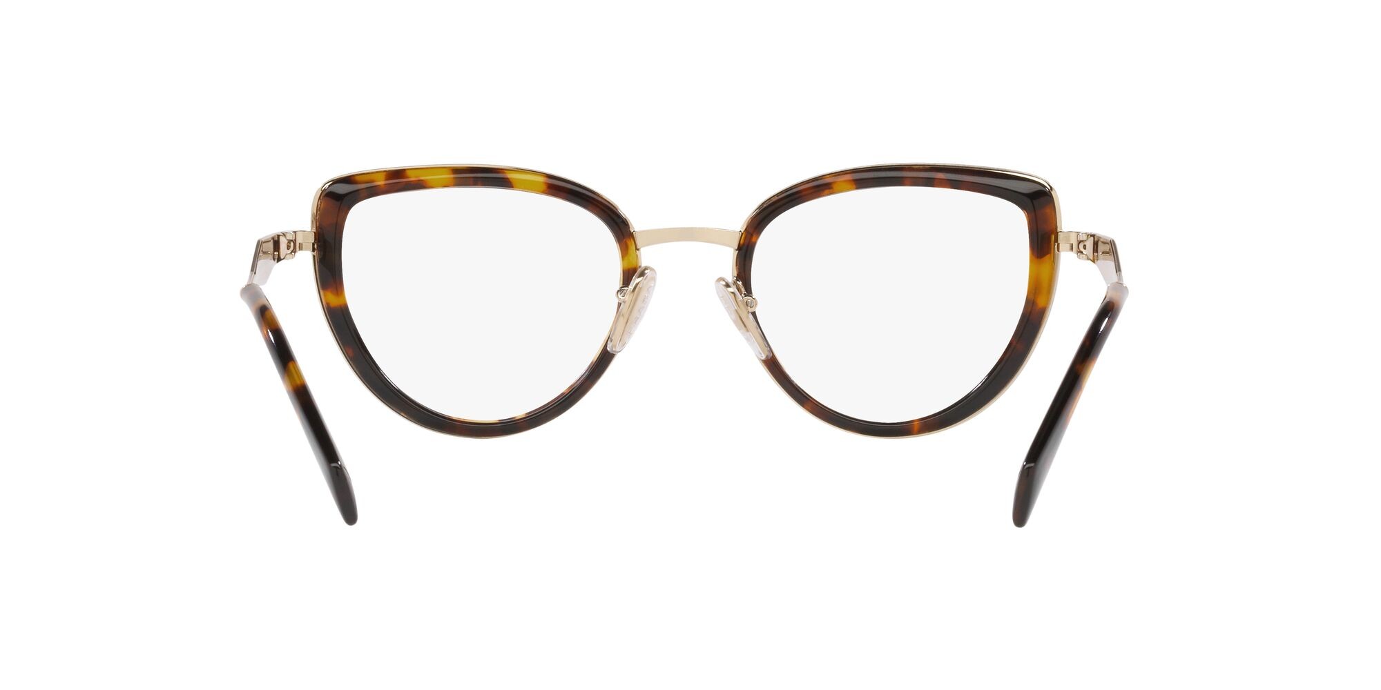 Eyeglasses Prada PR 54ZV (VAU1O1) color hoeny tortoise shape square lenses lente demo
