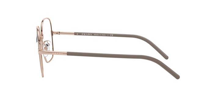 Eyeglasses Prada PR 56WV (02H1O1) color brown/beige shape rectangle lenses demo lens