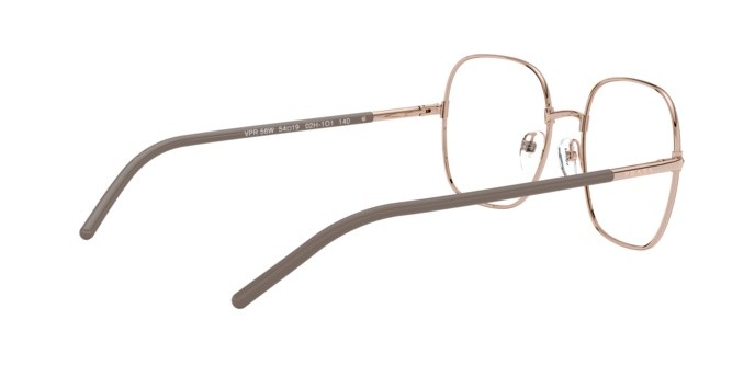 Eyeglasses Prada PR 56WV (02H1O1) color brown/beige shape rectangle lenses demo lens