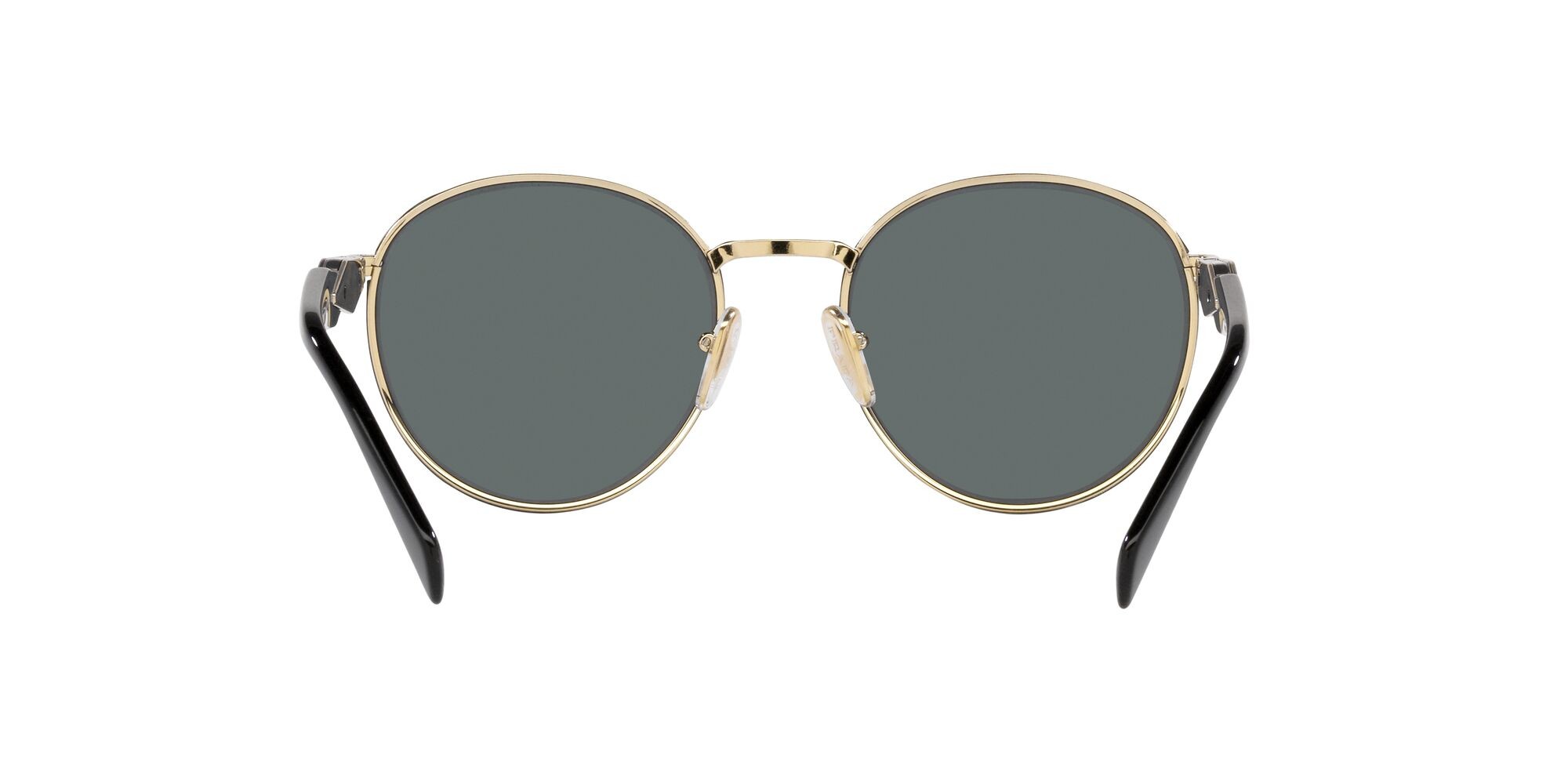 Sunglasses Prada PR 56ZS (AAV5Z1) color oro pallido shape pantos lenses polar grigio scuro