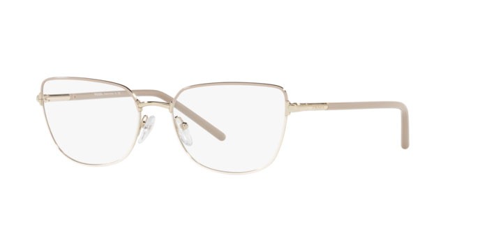 Brillen Prada PR 59YV (06I1O1) farbe beige/white form schmetterling gläser demo lens