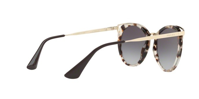 Sonnenbrillen Prada PR 66TSF (UAO5D1) farbe spotted opal brown form pantos gläser grey gradient