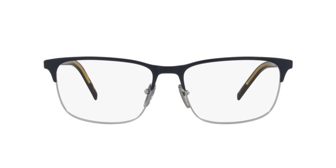 Brillen Prada PR 66YV (02N1O1) farbe matte baltic/gunmetal form quadratisch gläser demo lens