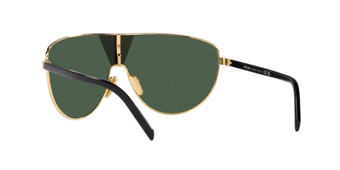 Sonnenbrillen Prada PR 69ZS (5AK05V) farbe oro form rechteckig gläser verde