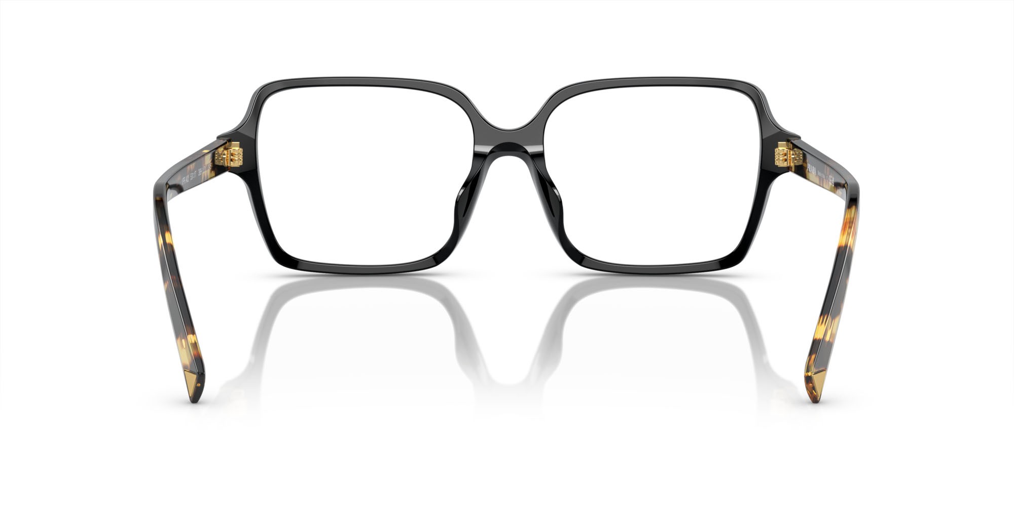 Eyeglasses Prada PR A02V (3891O1) color nero shape square lenses lente demo