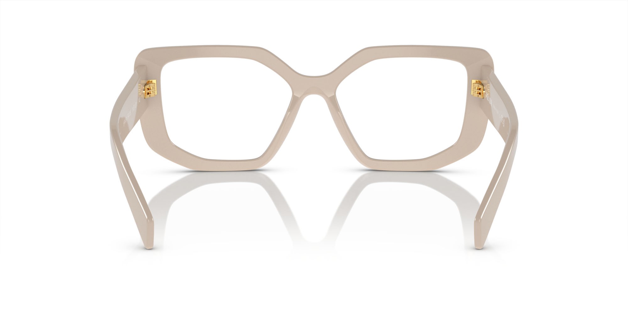 Eyeglasses Prada PR A04V (11O1O1) color bianco shape irregular lenses lente demo