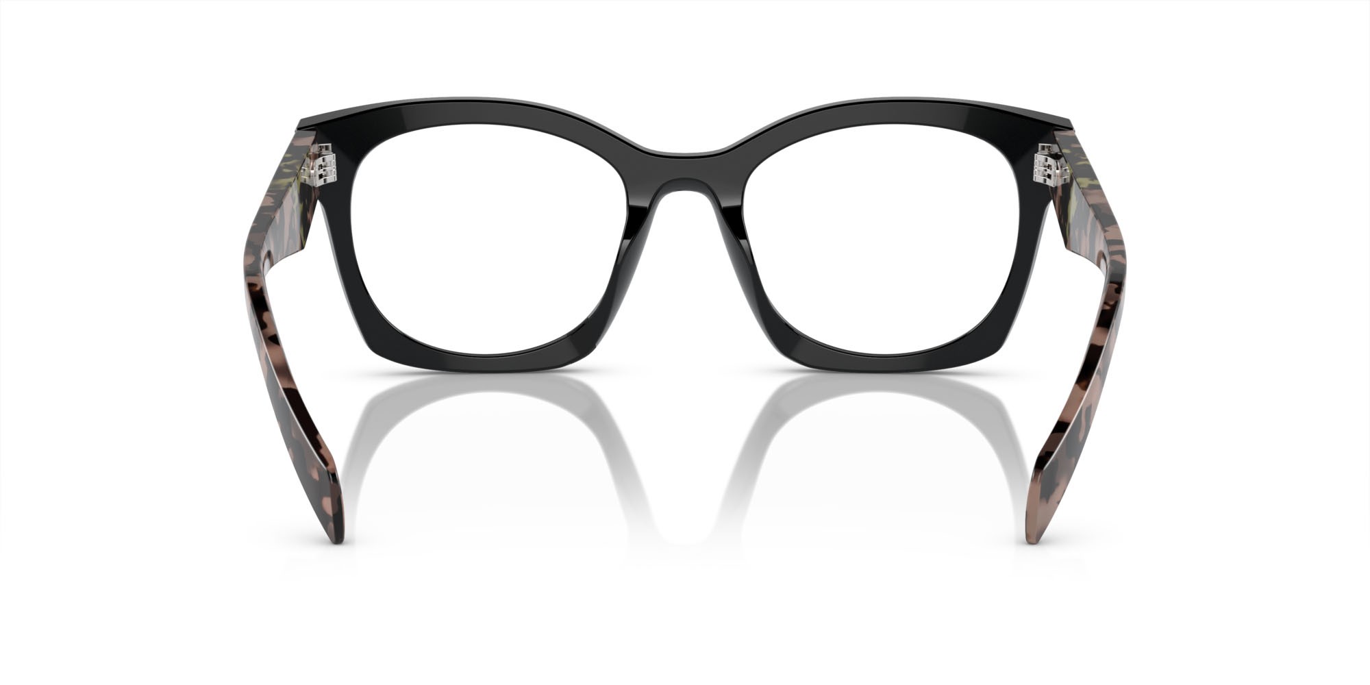 Eyeglasses Prada PR A05V (13P1O1) color nero shape irregular lenses lente demo