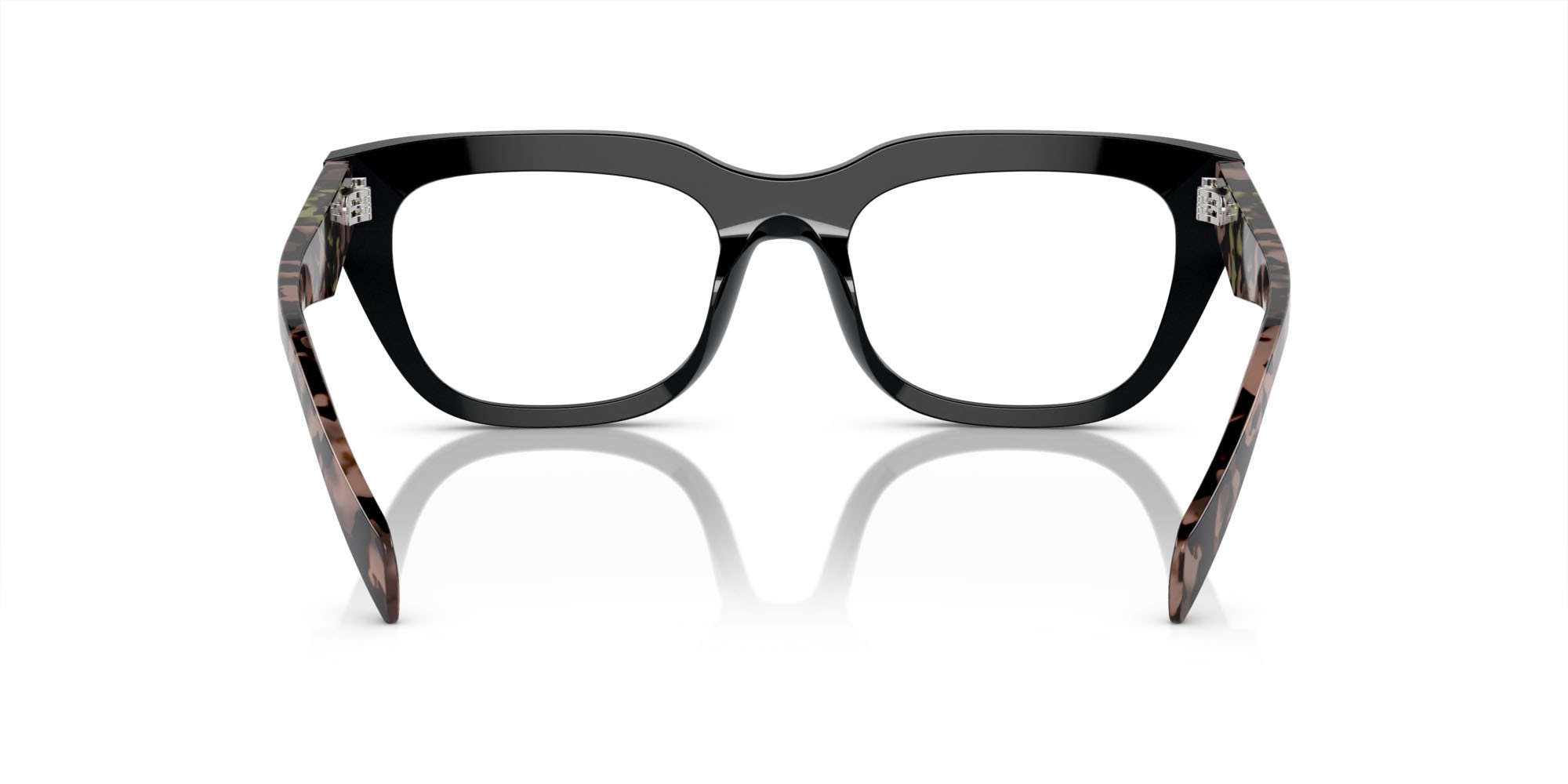 Eyeglasses Prada PR A06V (13P1O1) color nero shape irregular lenses lente demo