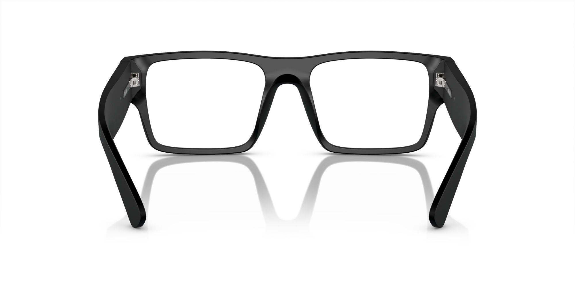Eyeglasses Prada PR A08V (12P1O1) color nero opaco shape rectangle lenses lente demo