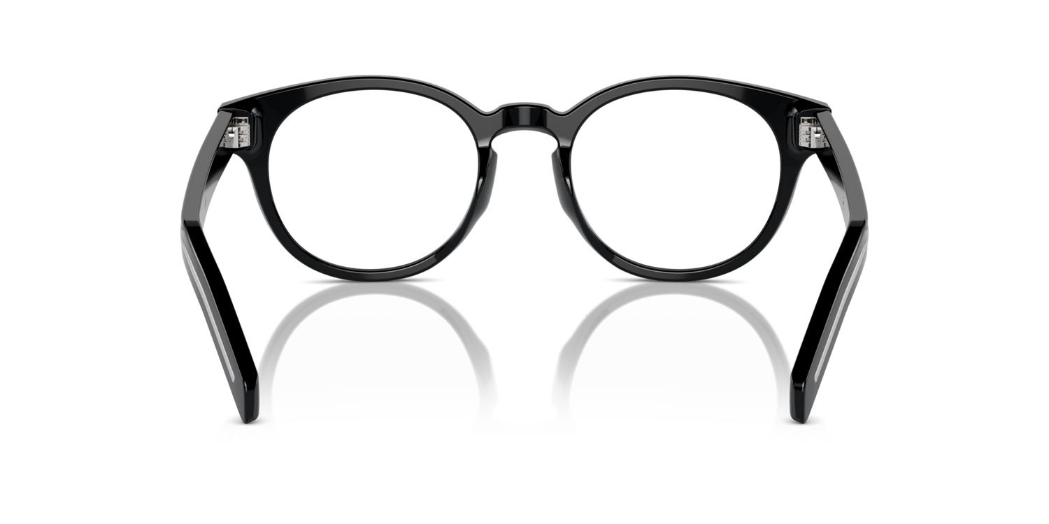 Eyeglasses Prada PR A14V (16K1O1) color nero shape pantos lenses lente demo
