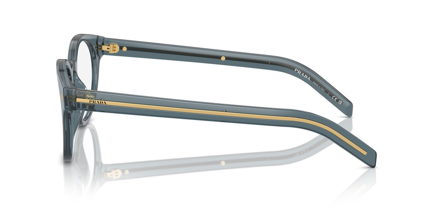 Eyeglasses Prada PR A14V (17T1O1) color transparent ocean shape pantos lenses lente demo