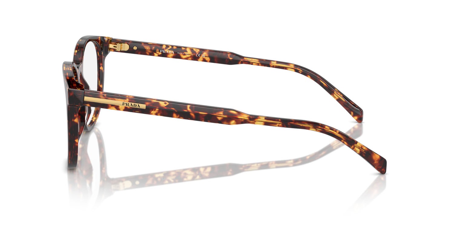 Eyeglasses Prada PR A15V (14O1O1) color magma tortoise shape pantos lenses lente demo