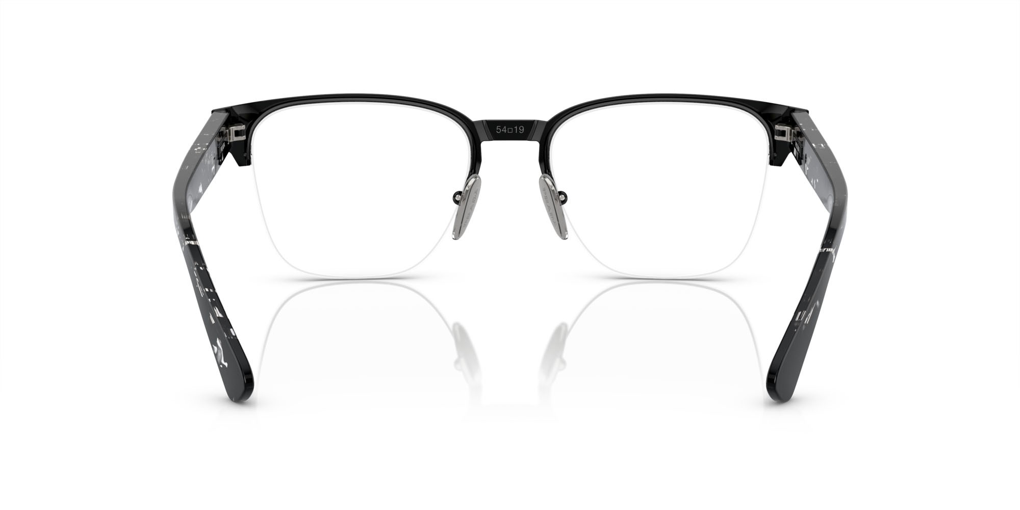 Brillen Prada PR A52V (1AB1O1) farbe nero form quadratisch gläser lente demo