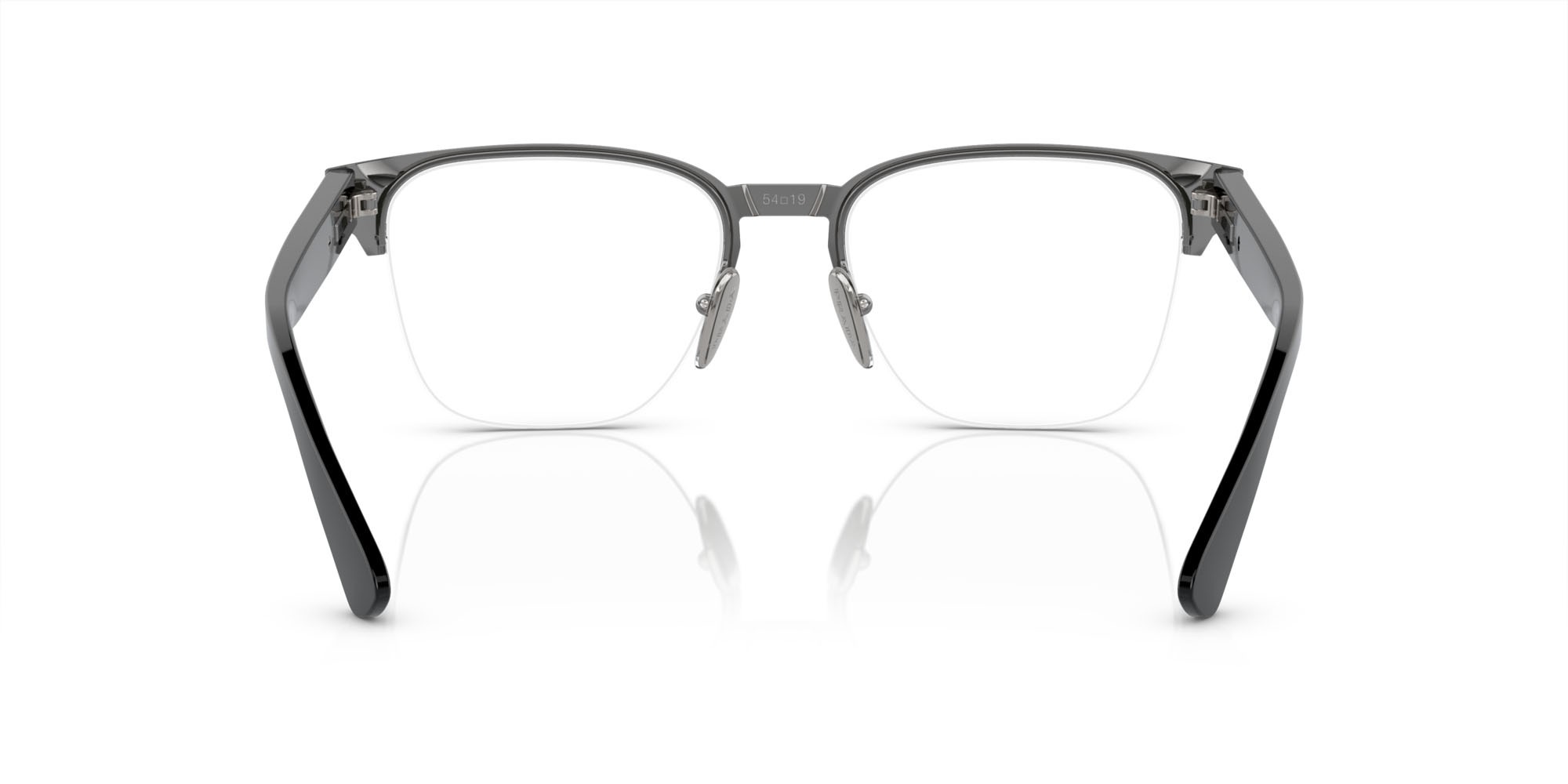 Eyeglasses Prada PR A52V (5AV1O1) color gunmetal shape square lenses lente demo