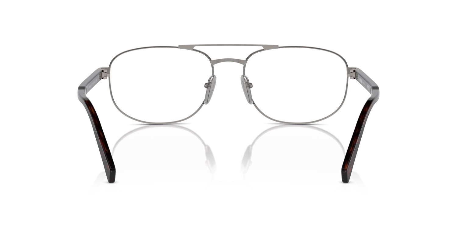 Eyeglasses Prada PR A56V (5AV1O1) color gunmetal shape oval lenses lente demo