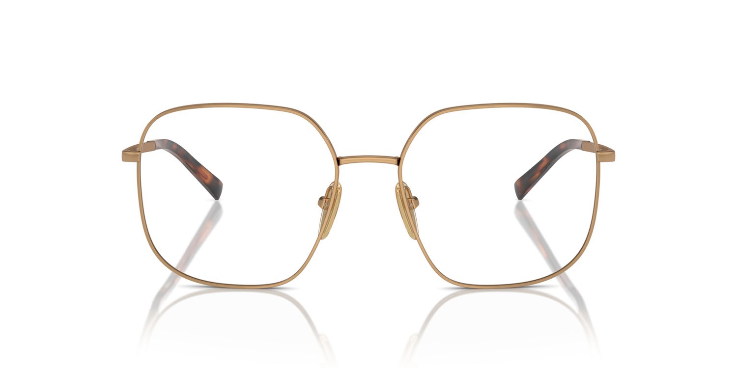 Eyeglasses Prada PR A59V (7OE1O1) color ottone shape square lenses lente demo