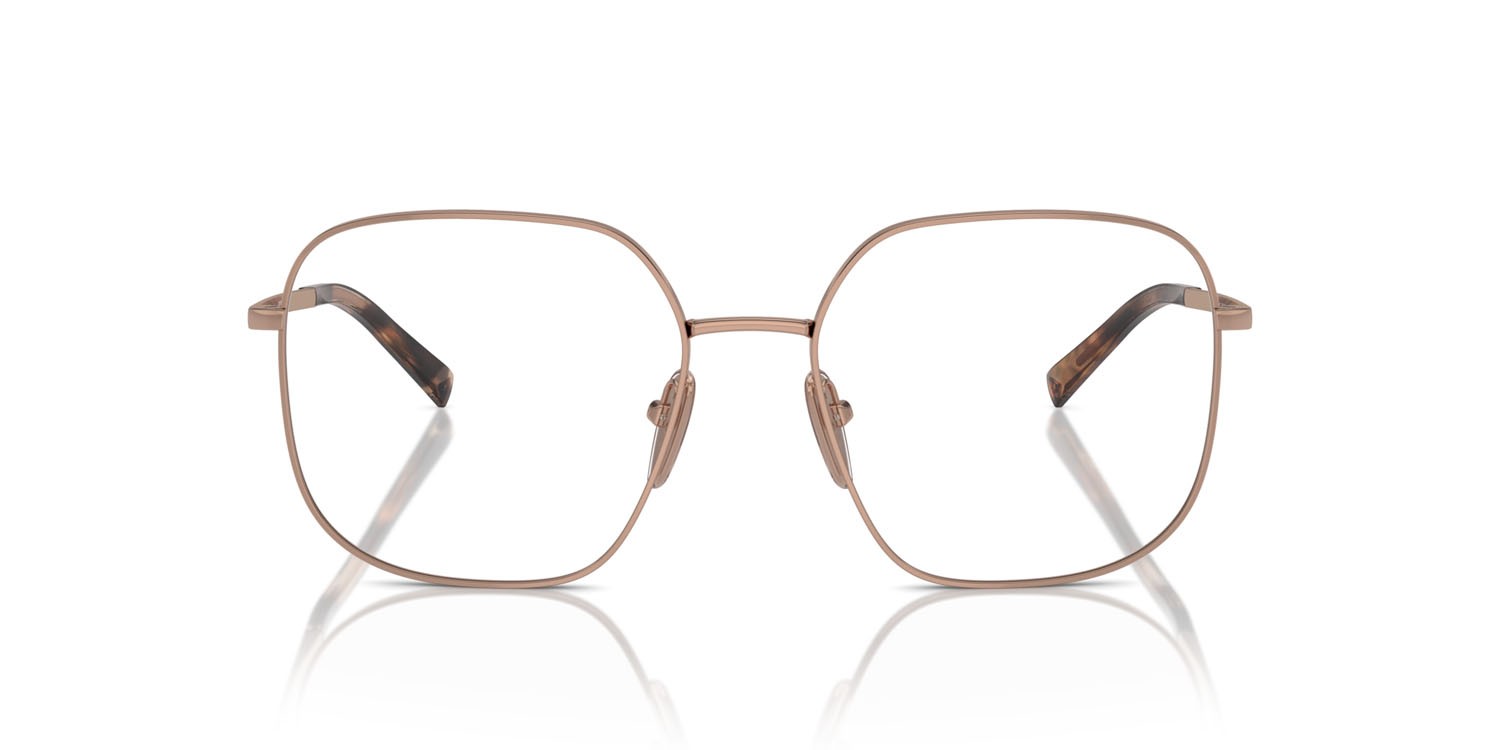 Eyeglasses Prada PR A59V (ZVF1O1) color oro rose shape square lenses lente demo