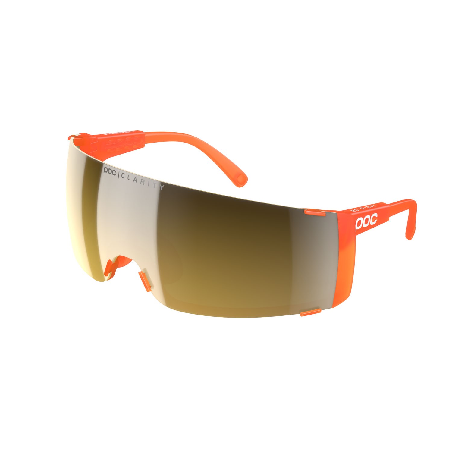 Sunglasses Poc Propel PRO1001 9544  color fluorescent orange translucent/clarity road/sunny gold 