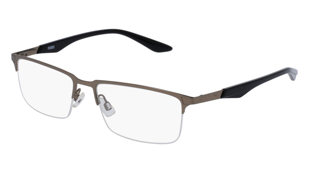 Eyeglasses Puma Active/fundamentals PU0064O-003 color black shape rectangle lenses transparent
