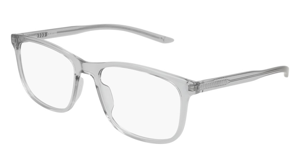 Occhiali da vista Puma Active PU0184O-010 colore grey forma rettangolare lenti transparent