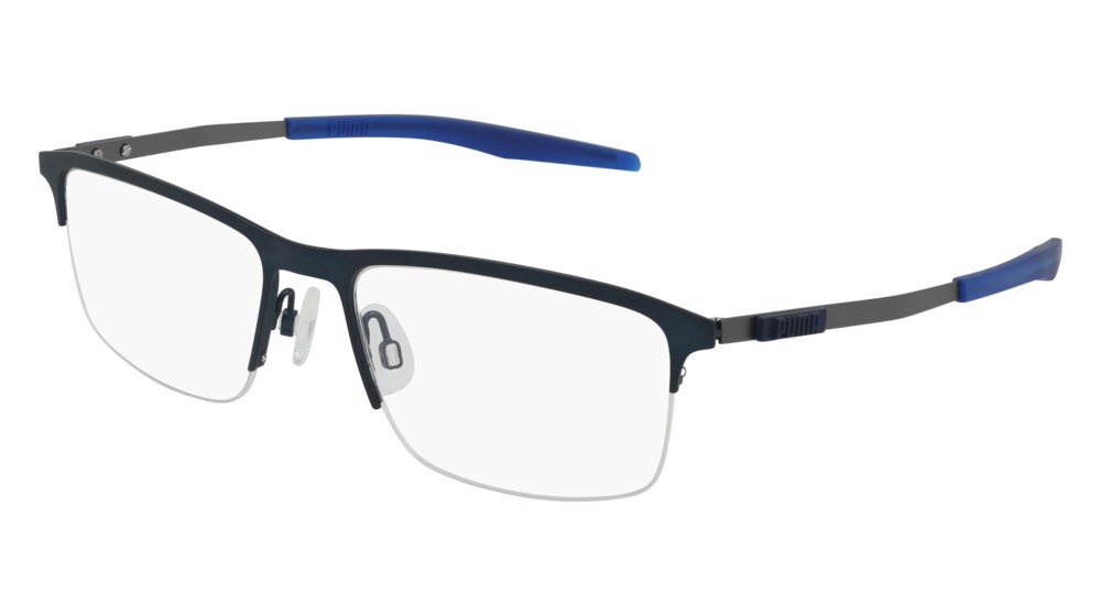 Occhiali da vista Puma Active PU0302O-002 colore ruthenium forma rettangolare lenti transparent