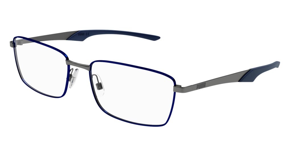 Occhiali da vista Puma Active PU0355O-002 colore ruthenium forma rettangolare lenti transparent