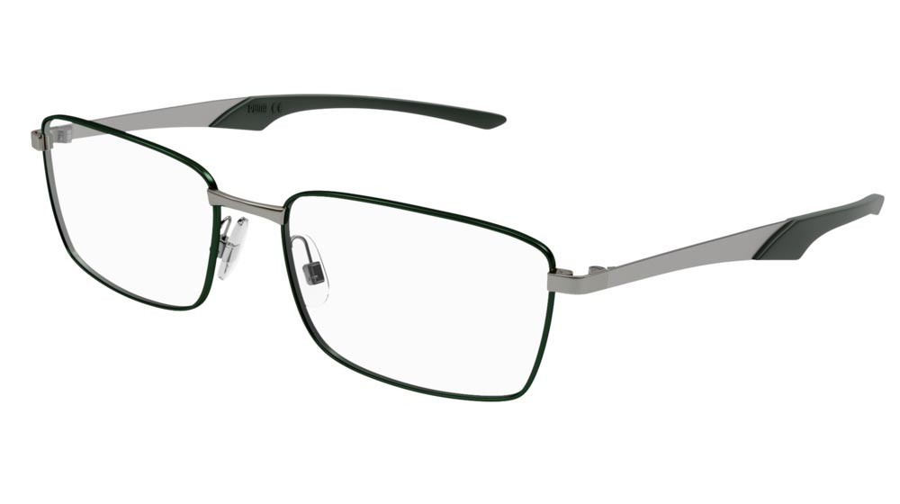 Occhiali da vista Puma Active PU0355O-003 colore ruthenium forma rettangolare lenti transparent