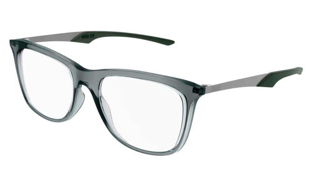 Occhiali da vista Puma Active PU0356O-004 colore ruthenium forma rettangolare lenti transparent
