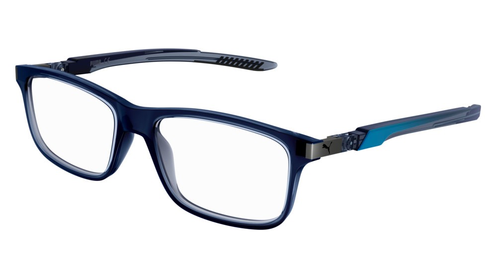 Occhiali da vista Puma Active PU0362O-002 colore blue forma rettangolare lenti transparent